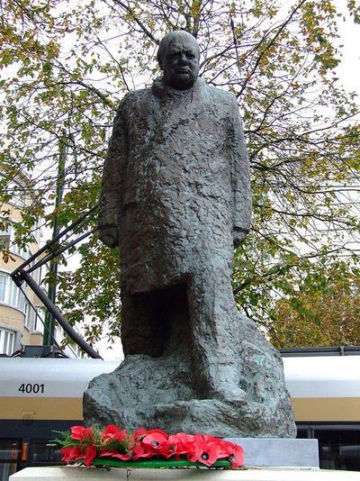 Standbeeld Winston Churchill