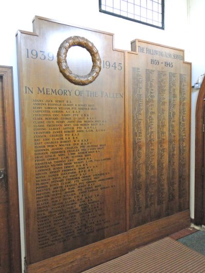 War Memorial St. Mary Church Walton #2