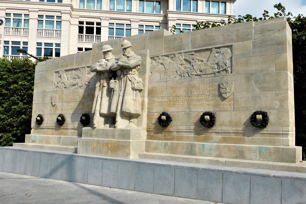 Monument Voor De Britse Erkenning Aan Het Belgische Volk
