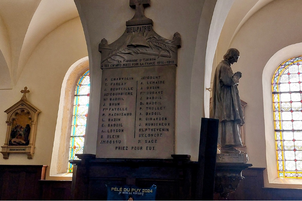 War Memorial glise Saint-Barthlemy de Yzeron #2