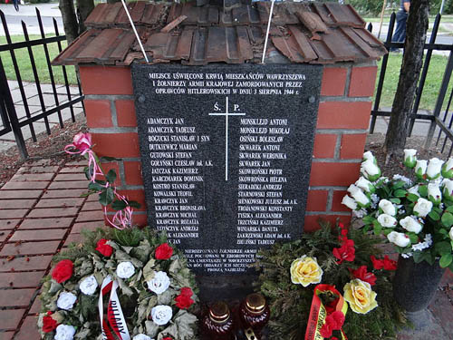 Memorial  Wawrzyszew Massacre