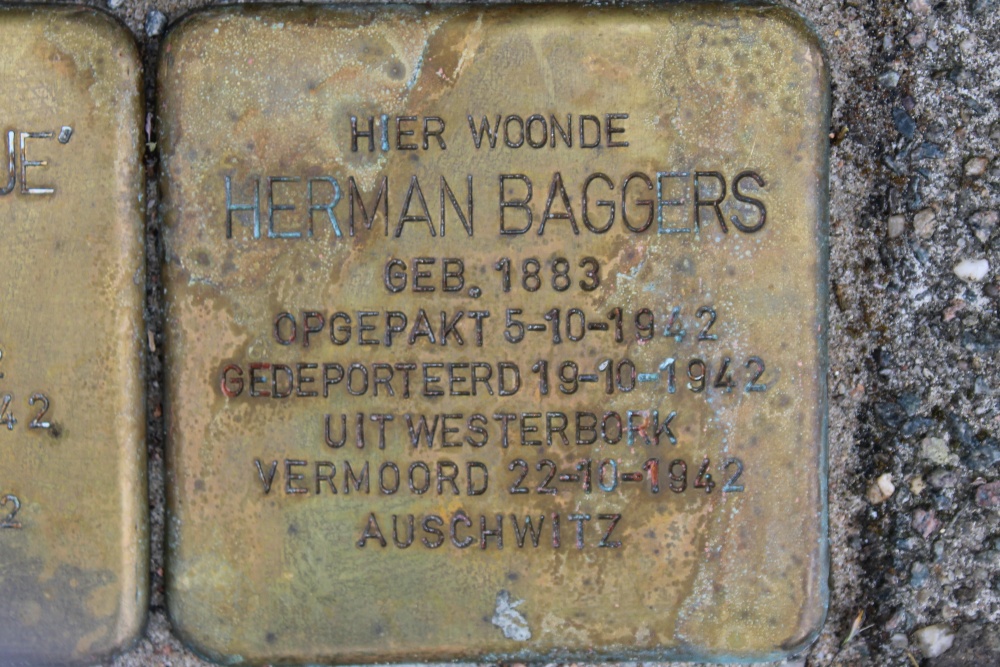 Stolpersteine Topaasstraat 7 #4