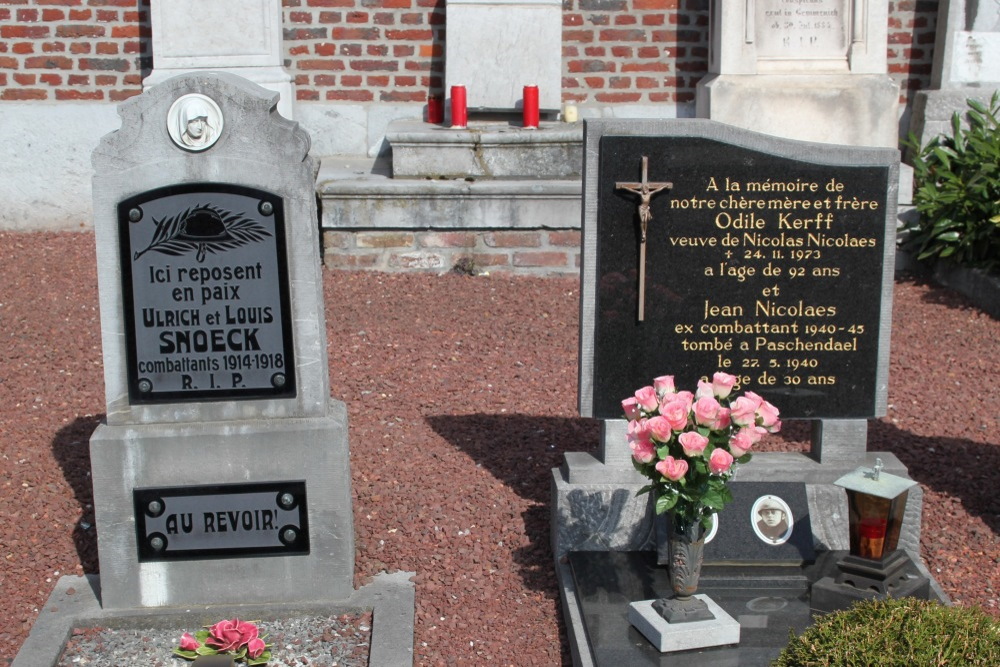 Belgische Oorlogsgraven Gemmenich