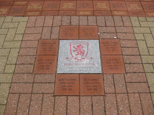Monument Gesneuvelde Voetballers Middlesbrough