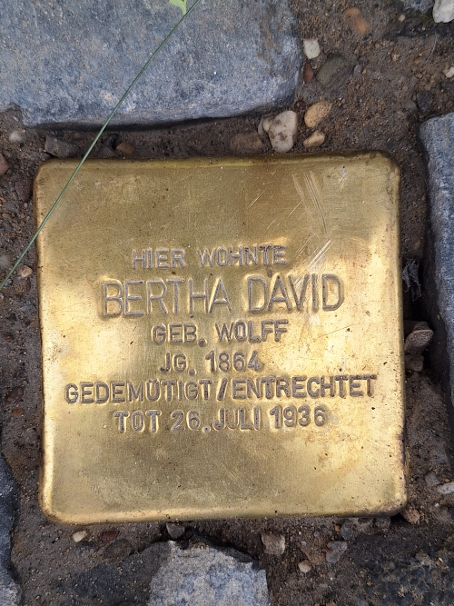 Stolpersteine Bahnstrae 45 #2