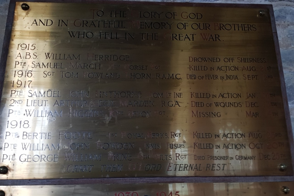 War Memorial Marston Magna #2