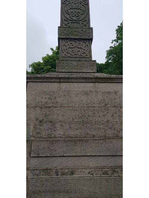 War Memorial Richmond (Yorkshire Regiment) #3