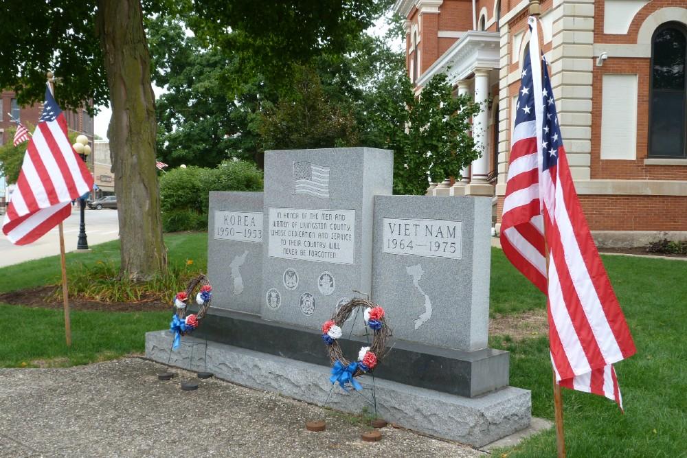 Monument Korea & Vietnam Livingston County