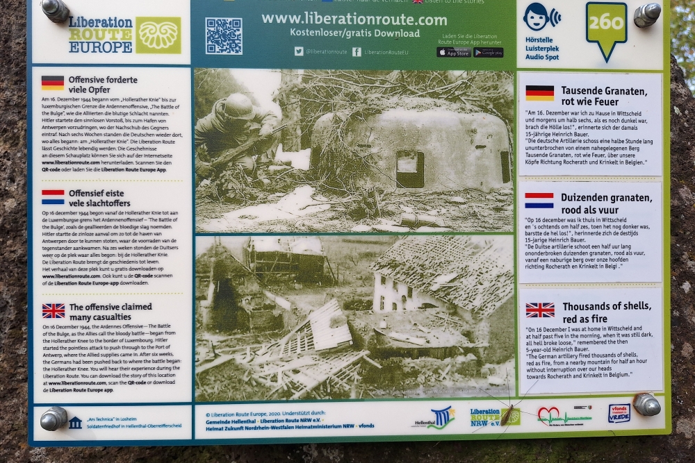 Liberation Route Marker 260: The hell in Hellenthal #2