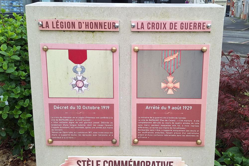 Memorial War Decorations Bapaume