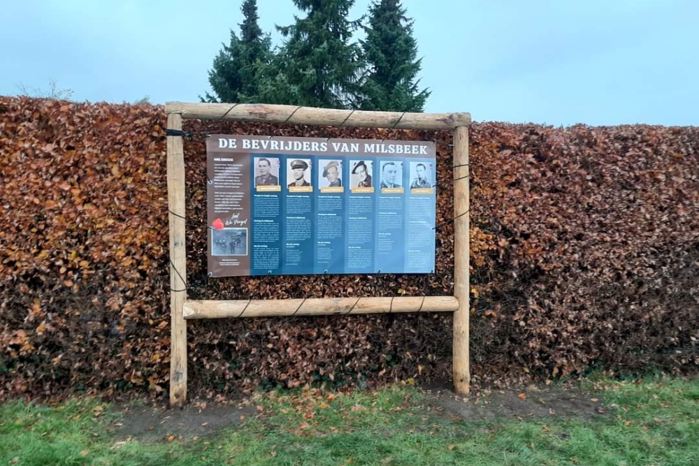 Information board The Liberators of Milsbeek #1