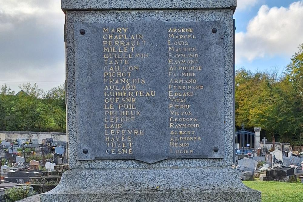 Oorlogsmonument Longny les Villages #3