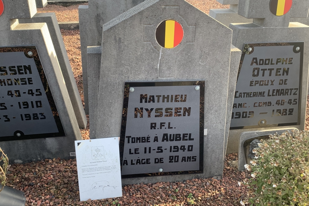 Belgische Oorlogsgraven Aubel #1