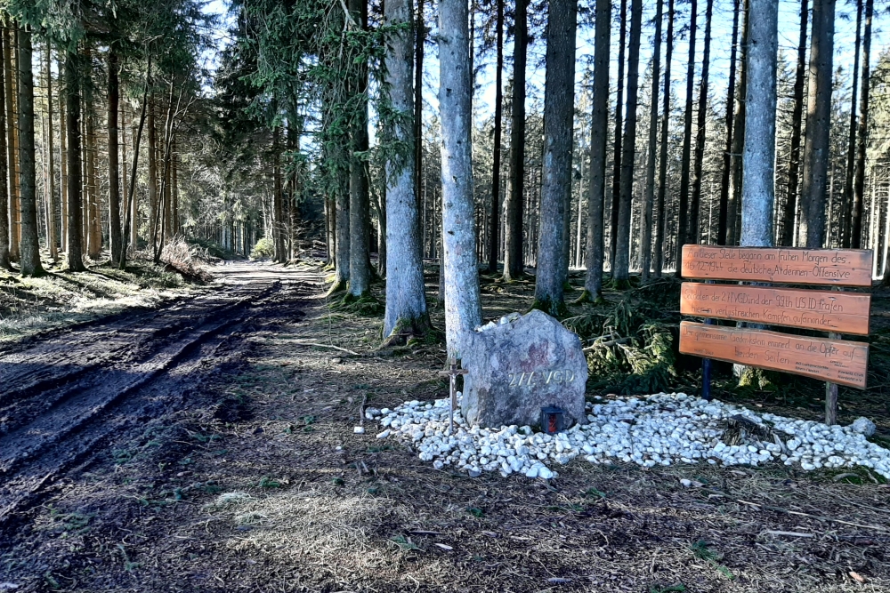 Rollbahn A; German Assault Route Ardennes Offensive