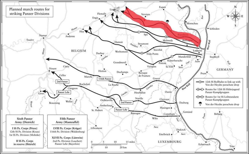 Rollbahn A; German Assault Route Ardennes Offensive #8