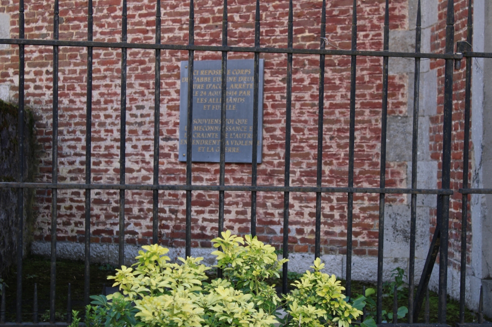 Commemorative plaque Abbot Druet Eugne #2