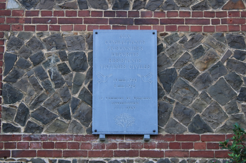 Memorial Plaque Second World War Gerpinnes #1