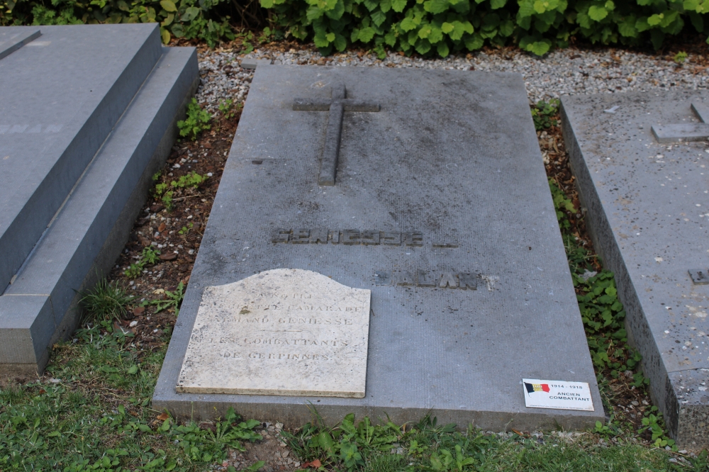 Belgian Graves Veterans Gerpinnes Old Cemetery #3