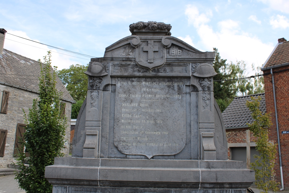 War Memorial Villers-Poterie W.W.I #2