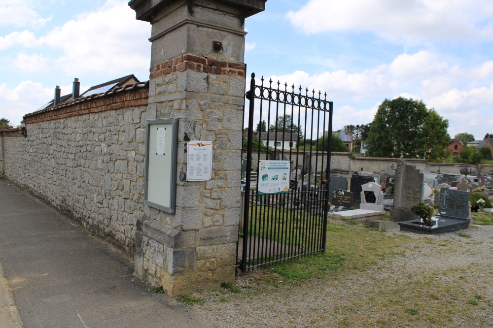 Memorial Plaque Cemetery Villers-Poterie #1