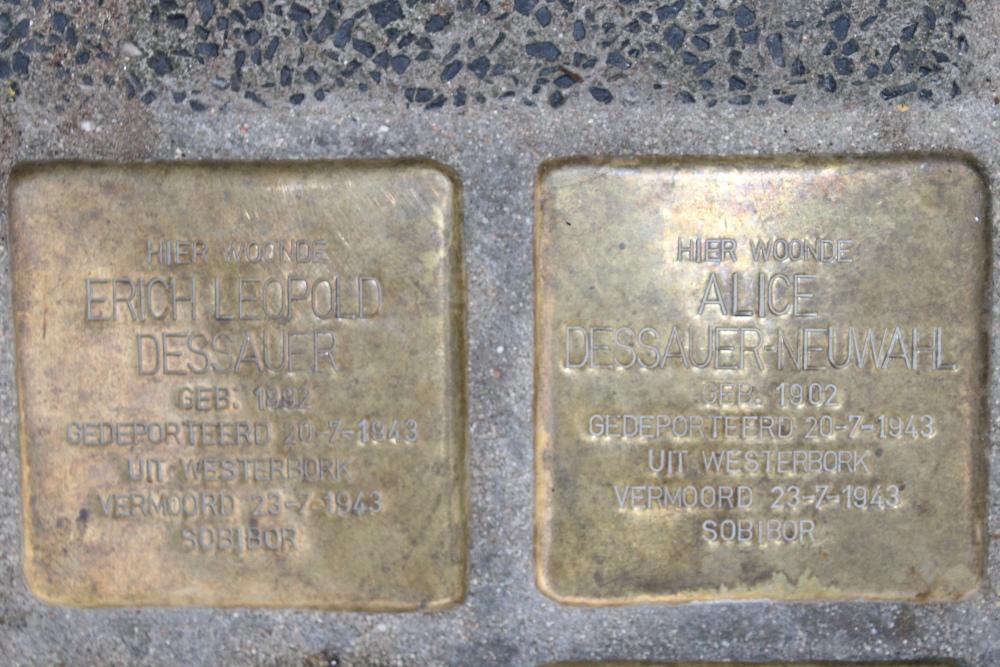 Stolpersteine Van 't Hofstraat 33A #2