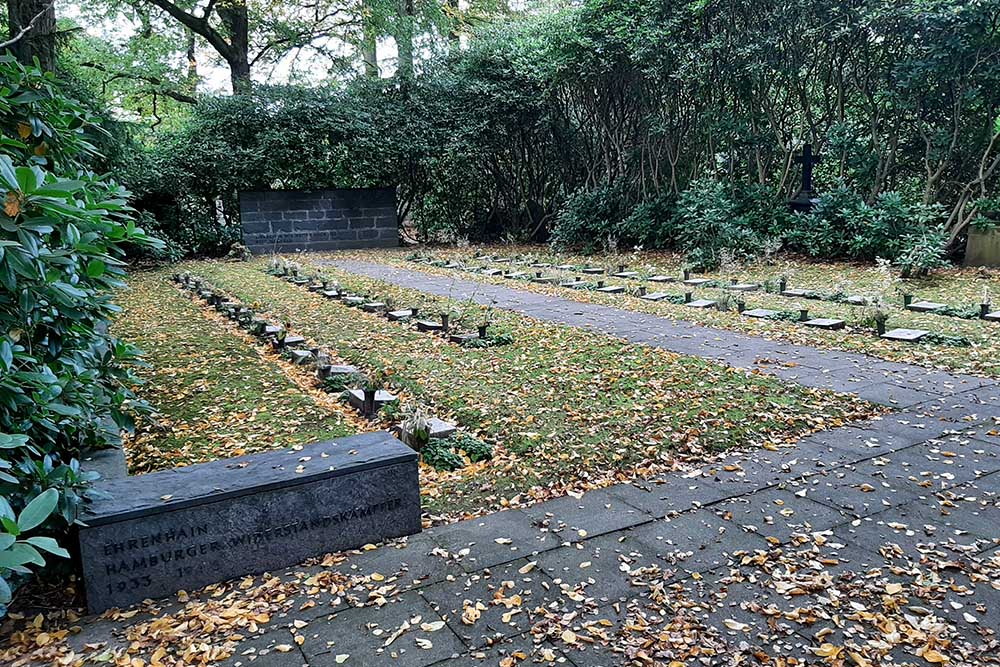 Graven Duitse Verzetsstrijders Begraafplaats Friedhof Ohlsdorf Hamburg #2