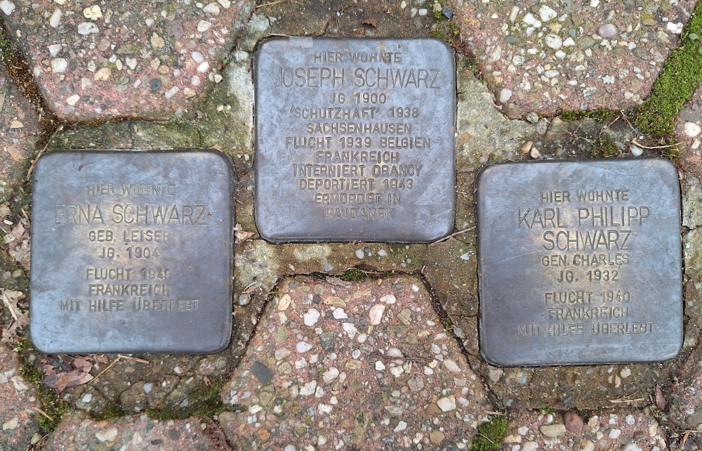 Stolpersteine Bachstrae 65 #1