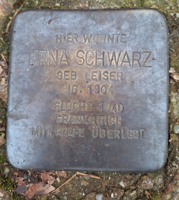 Stolpersteine Bachstrae 65 #2