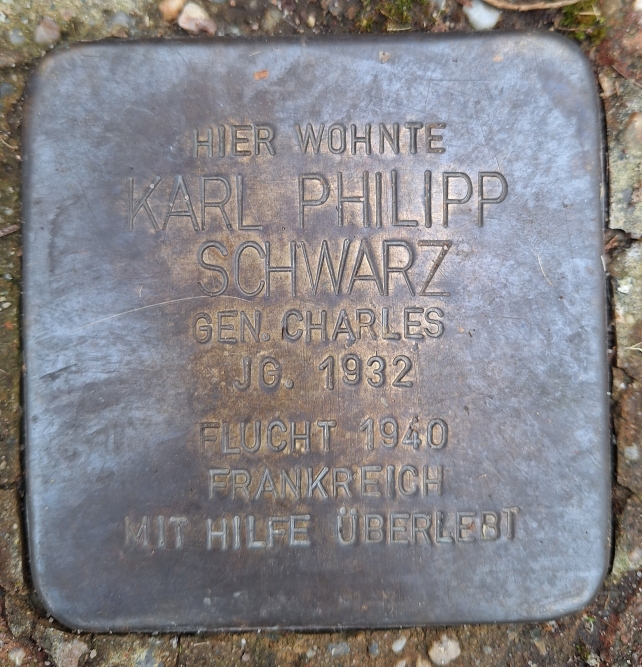 Stolpersteine Bachstrae 65 #4