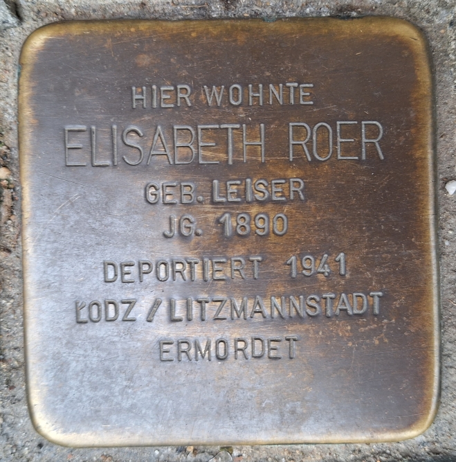 Stolpersteine Hahnenstrae 49 #2