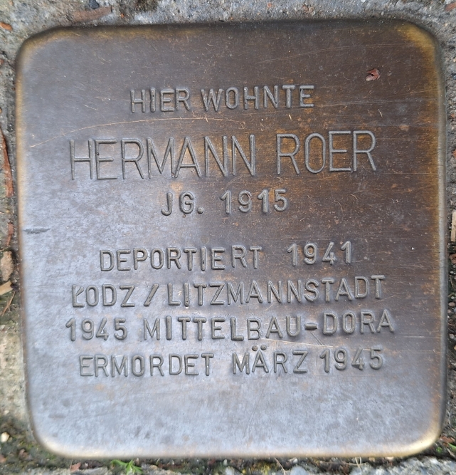 Stolpersteine Hahnenstrae 49 #3