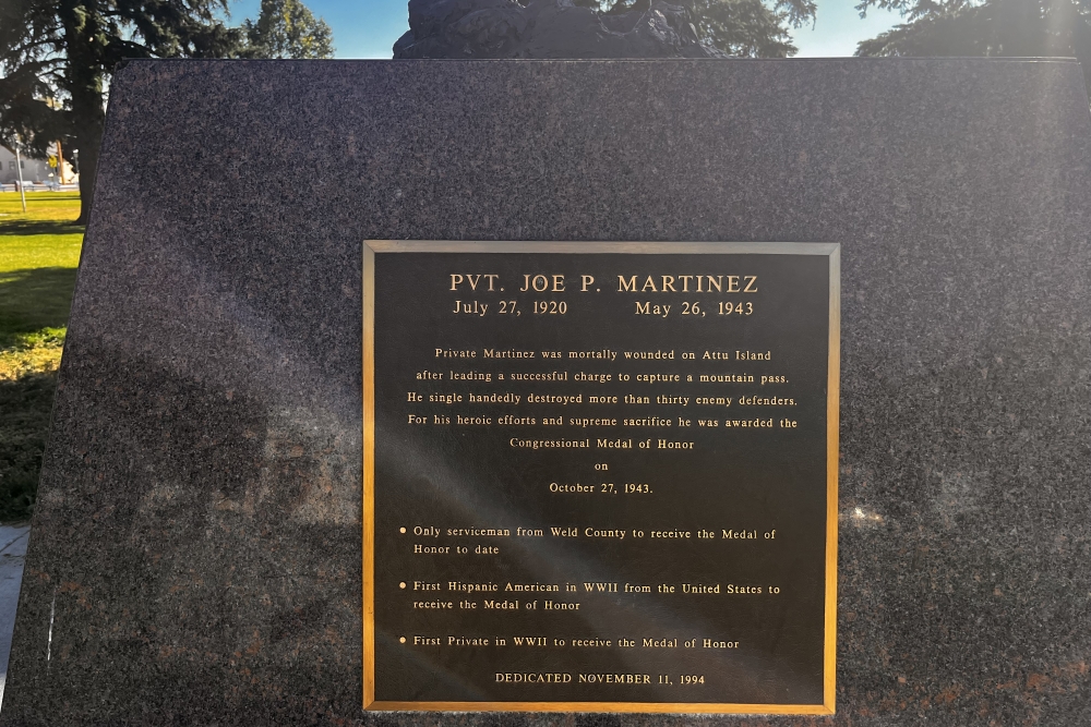 Gedenkteken Pvt Joe P. Martinez #2