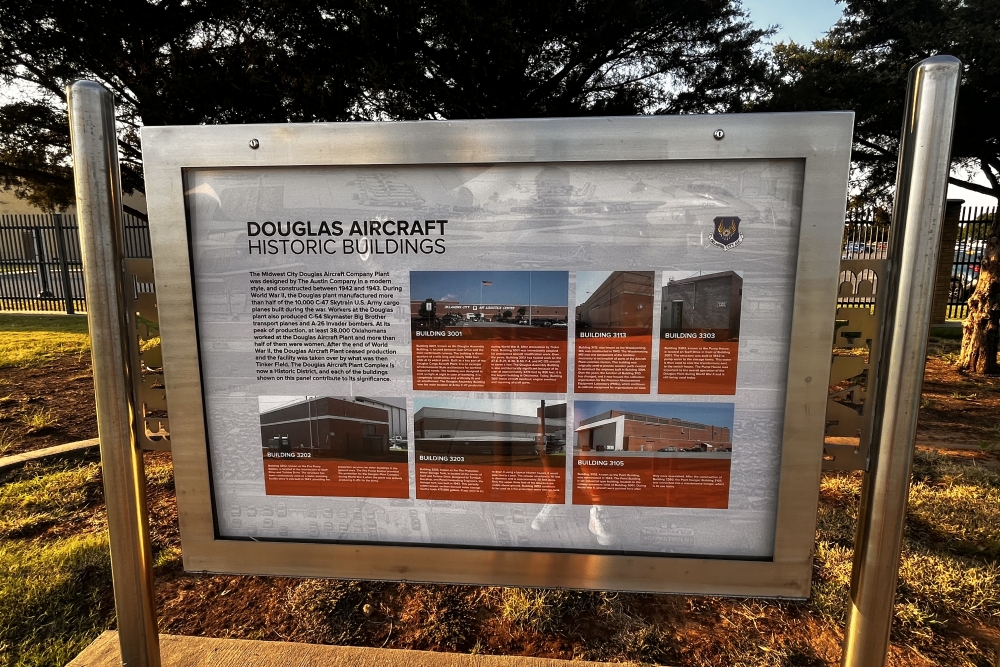 Tinker AFB Douglas Aircraft Info Panel #3