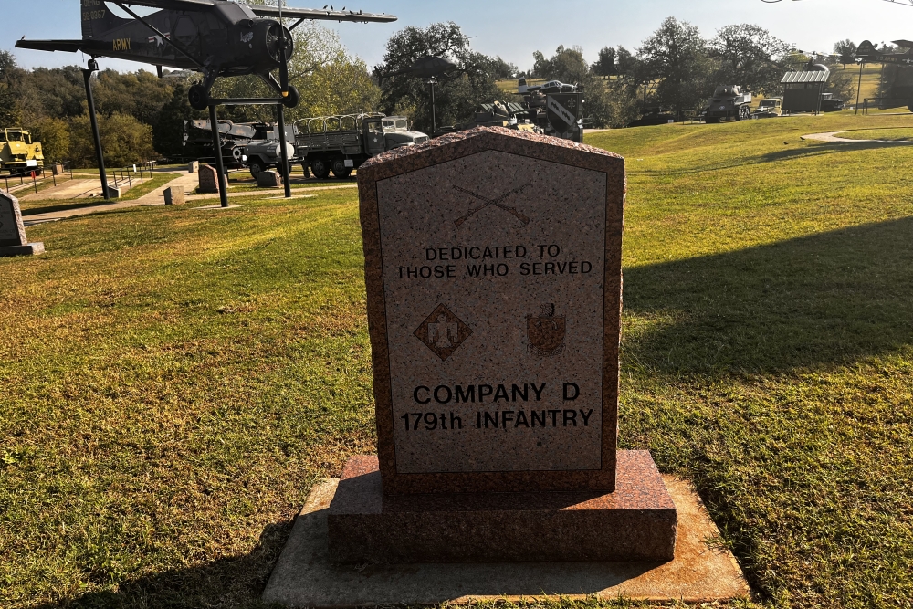 Company D 179th Infantry Regiment Memorial #1