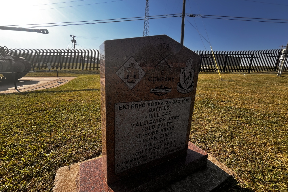 Company E 179th Infantry Regiment Memorial #1