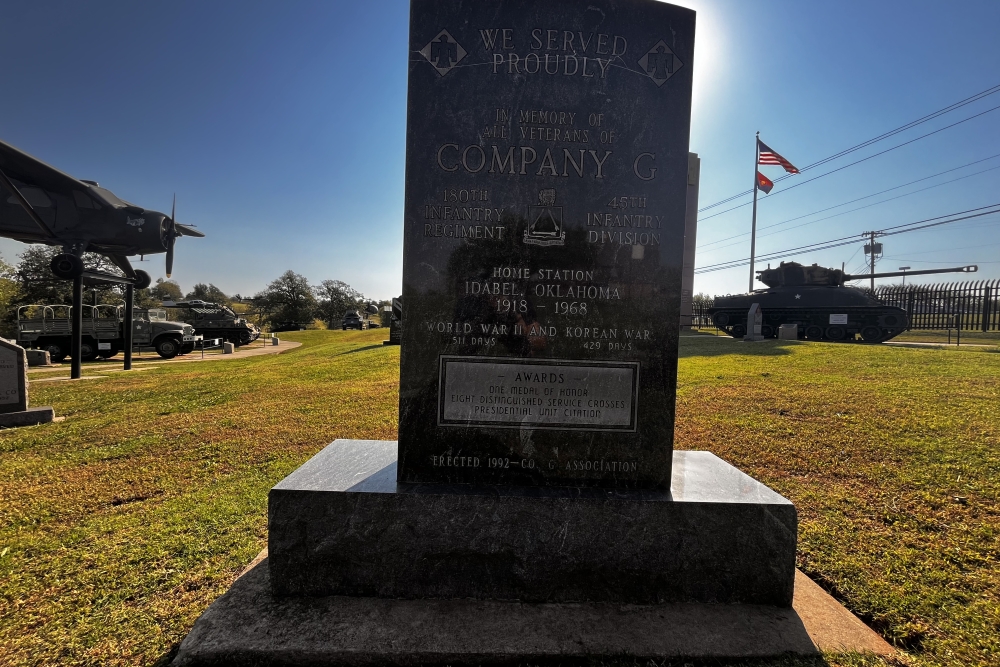 Company G 180th Infantry Regiment Memorial #1