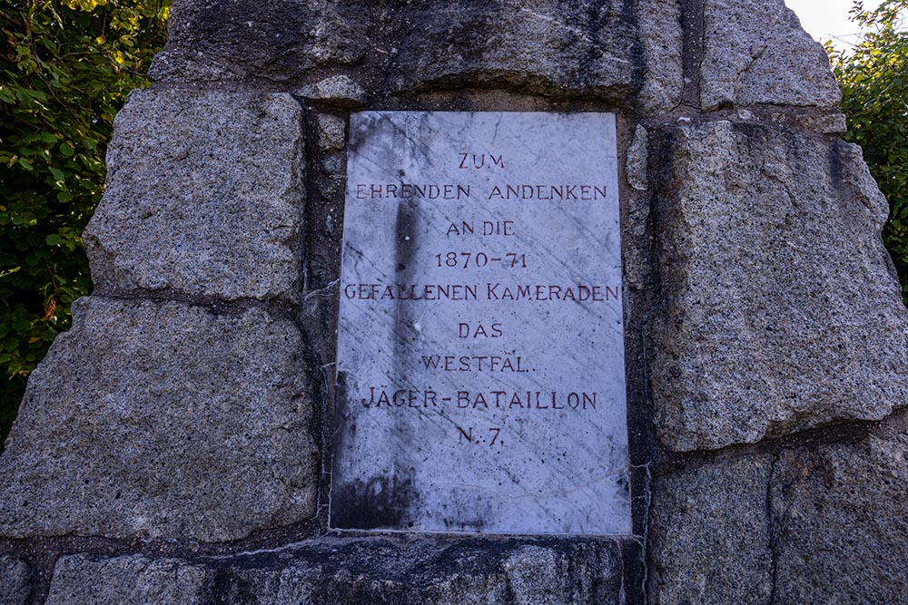 Duits monument van het Westfaalse Jager-bataljon nr. 7 #5