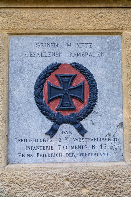 Duits monument van het Westfaalse infanterie-regiment nr.15 #5