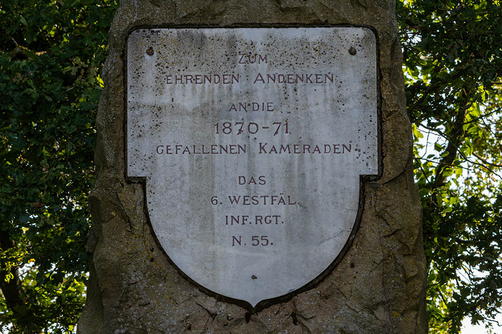 Duits monument van het 6e Westfaalse infanterie-regiment nr.55 #3