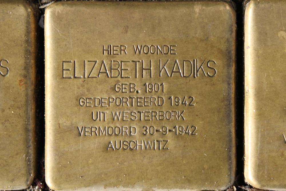 Stolpersteine Benthuizerstraat 85a  #3