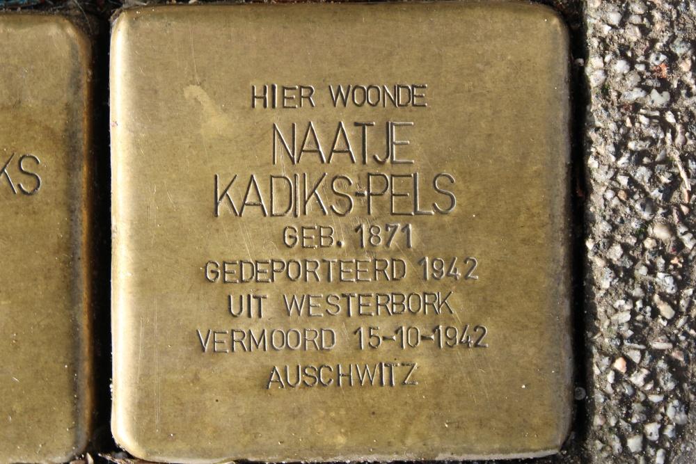 Stolpersteine Benthuizerstraat 85a  #4