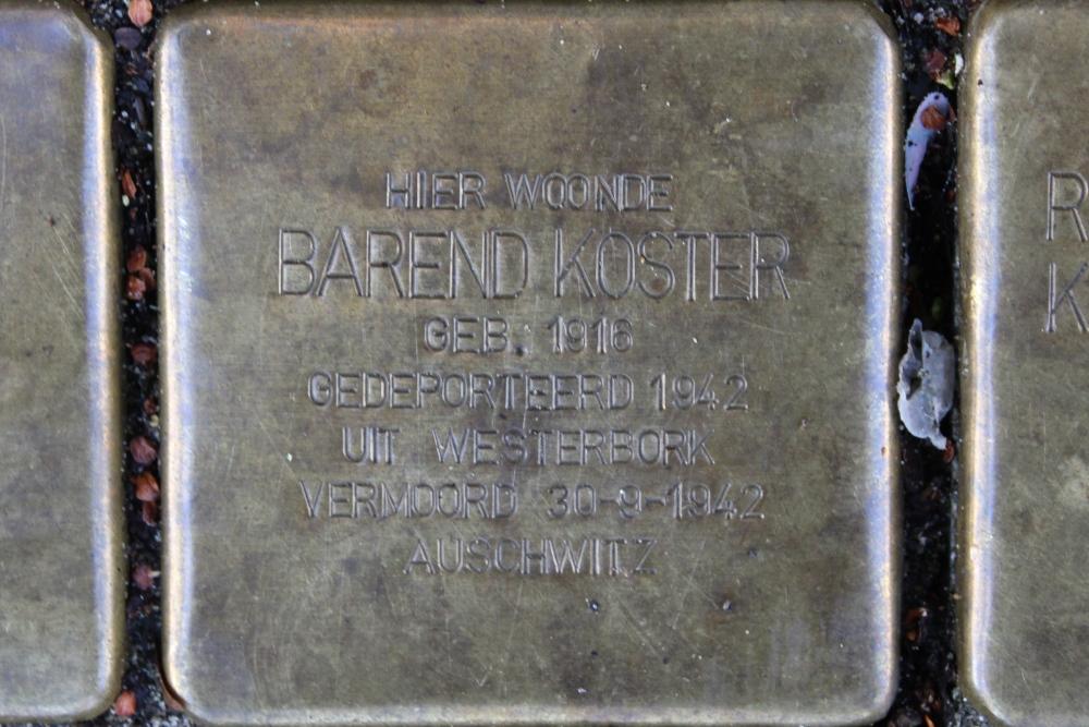 Stolpersteine Ruivenstraat 31  #3