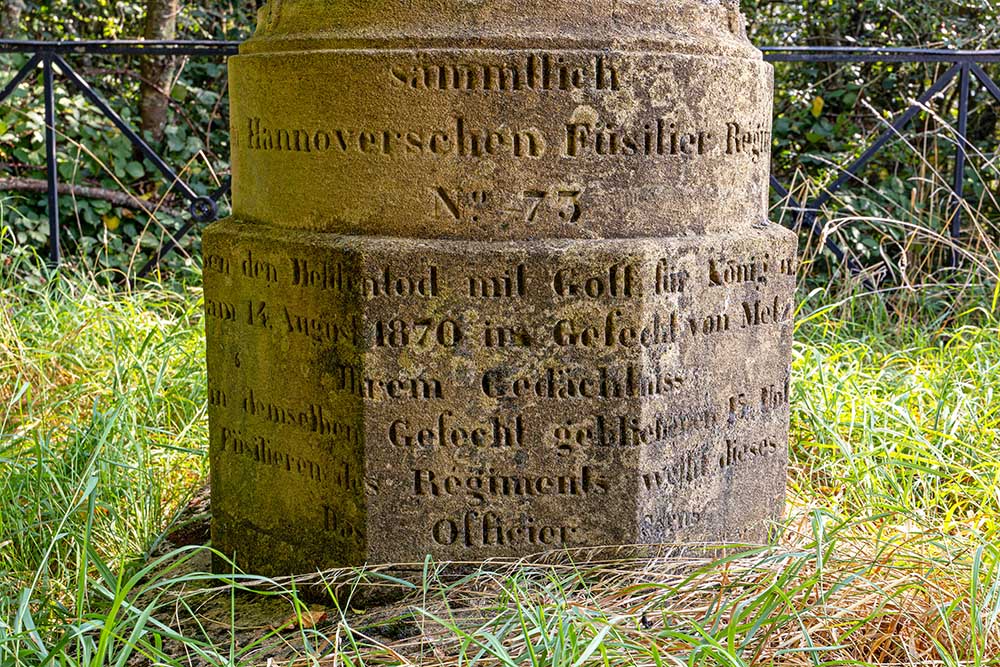 Duits monument van het Hannover fusilier-regiment nr.73 #5