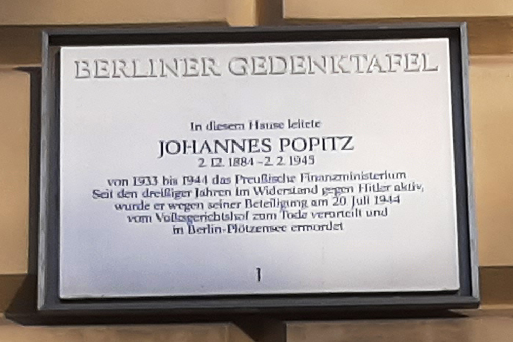 Memorial Johannes Popitz #4