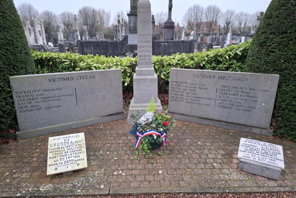 War Memorial Deûlémont Cemetery #2