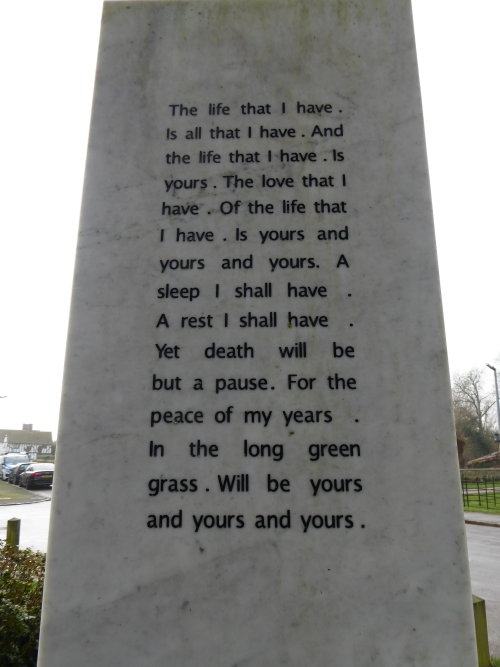 Monument Vrouwelijke SOE Agenten & Special Duties Squadrons Tempsford #5