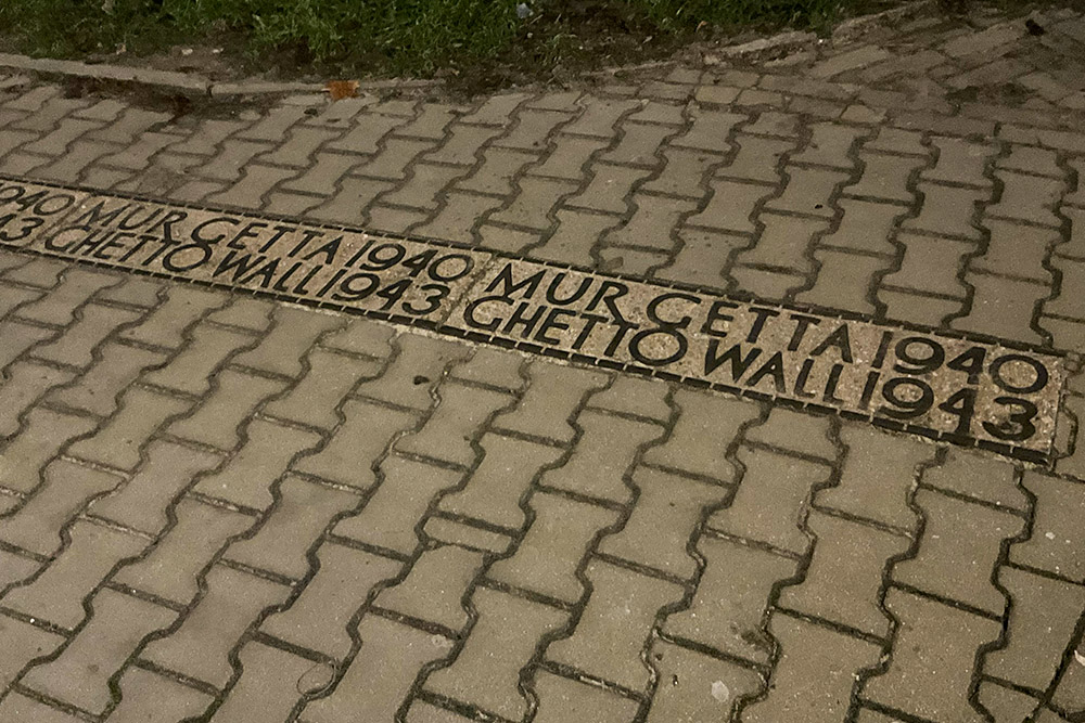 Warsaw Ghetto Boundary Marker Bielanska #1