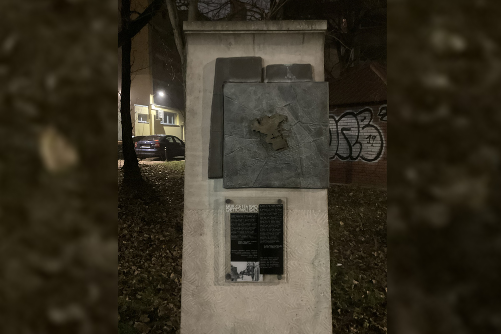 Warsaw Ghetto Boundary Marker Bielanska #2