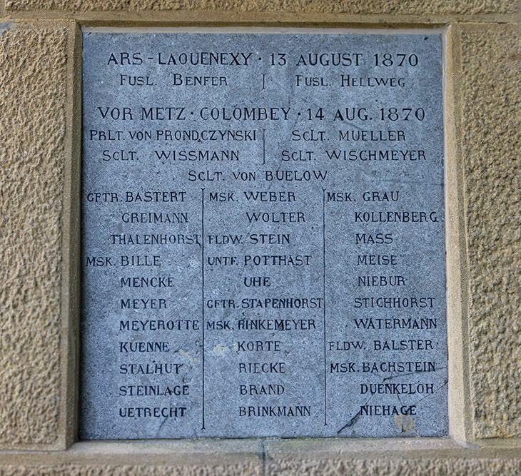 Monument Westfaalse Infanterie Regiment Nr.15 #5