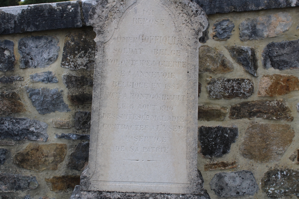 Belgian War Grave Annevoie-Rouillon #3